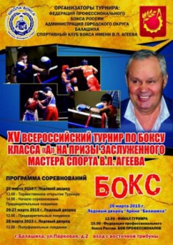 Завершился 15-ый боксерский турнир на призы  Виктора Агеева.