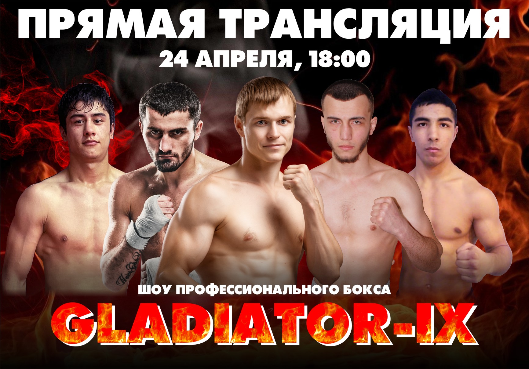 Вечер профессионального бокса GLADIATOR-IX